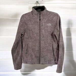 THE NORTH FACE Womens Apex Chromium Thermal Jacket Zip Front Jacket Small Brown